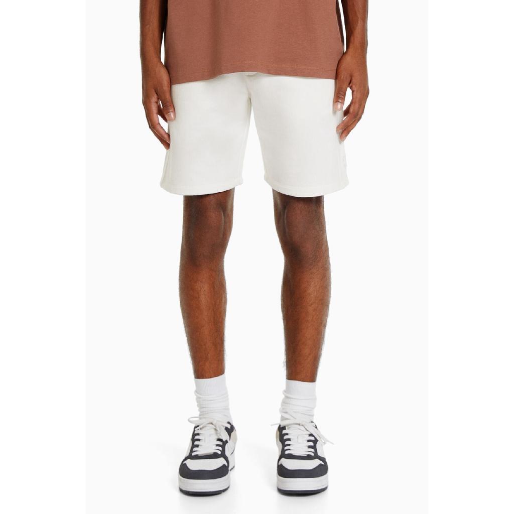 Basic Cotton Bermuda Shorts