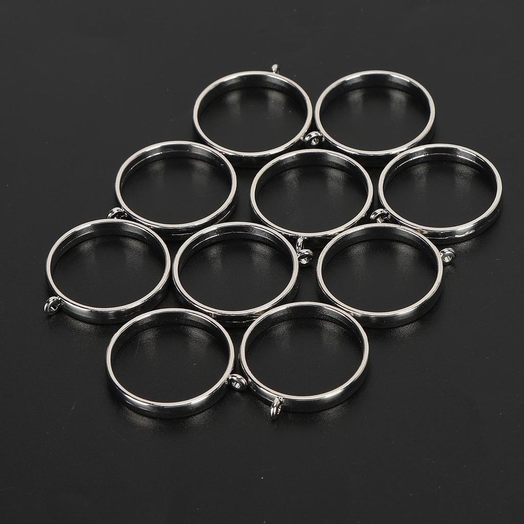 10PCS Round Hollow Frame Pendants for   Jewelry Making Findings Crafting Supplies