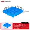 Warehouse Grid Plastic Pallet: Thickened Moisture-Proof Single-Sided Floor Mat for Logistics.