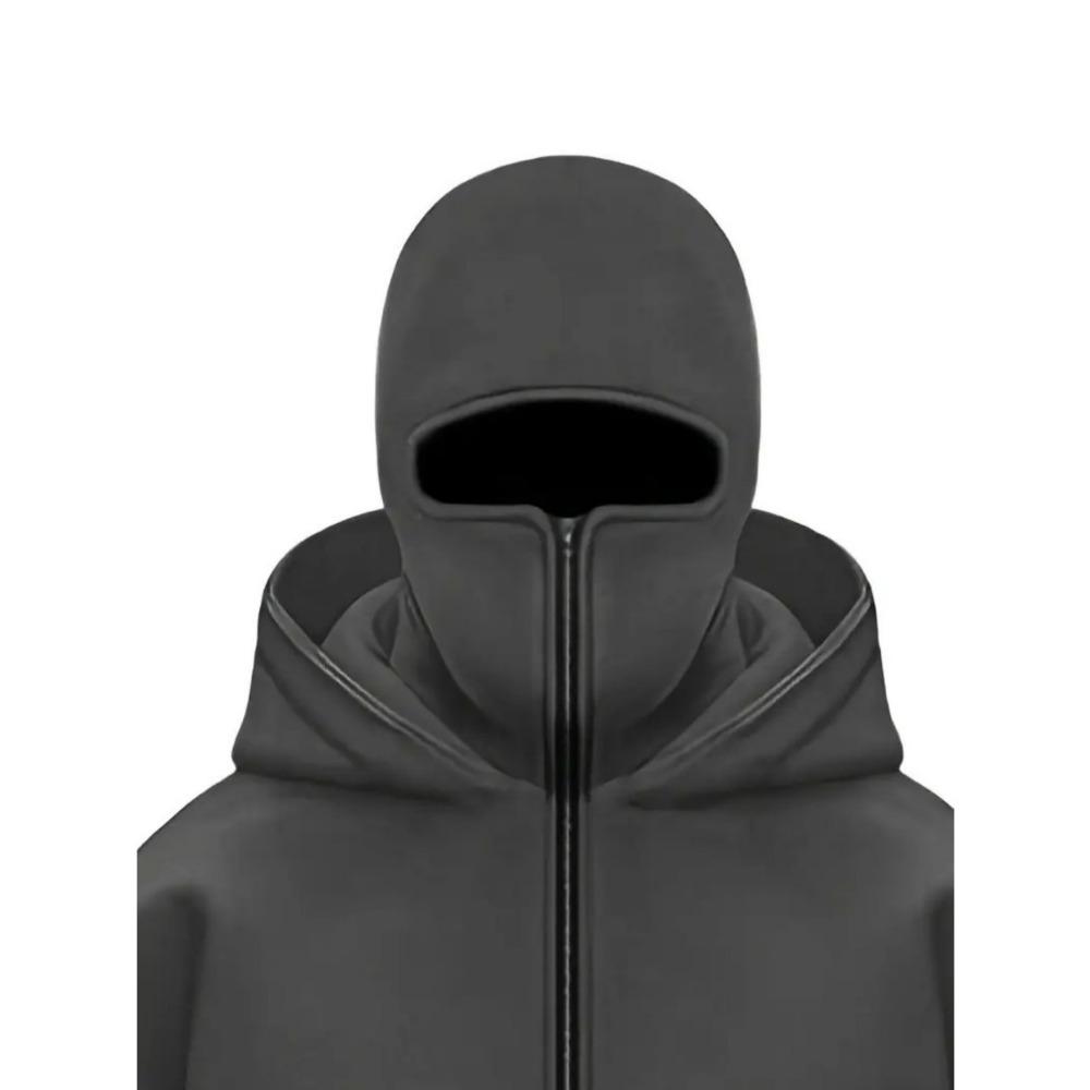 Large Hoodie with Fashionable and Trendy Print Design, Zipper Cardigan for Comfort and Durability