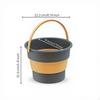 Car Trash Can, Foldable, Waterproof, Multipurpose, Outdoor, Interior Dark Blue 5L