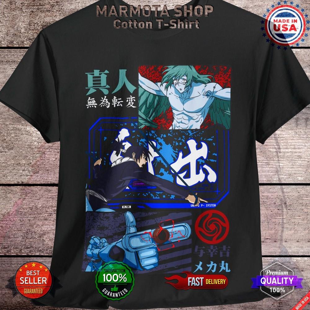 Mahito Mechamaru Jujutsu Kaisen T-Shirt Gojo Satoru Anime Japanese Tee Shirt JJK