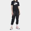 Nike Casual Sports Training Crew Neck Short Sleeve T-Shirt Women Tops Black DB9828-010