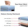 Folding Storage Ottoman Foldable Small Ottoman Foot Rest 11.81x11.81x11.81inch Comfortable Seat Square Footstool for Living Room