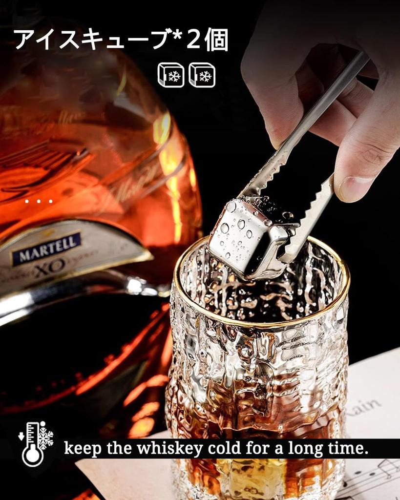 Temiry Cocktail Smoke Whiskey Smoker Home Use Cocktail Smoker Whiskey Smoker Set Cocktail Smoker Kit with 4 Types of Wooden Chips, 2 Ice Cubes, Smoke
