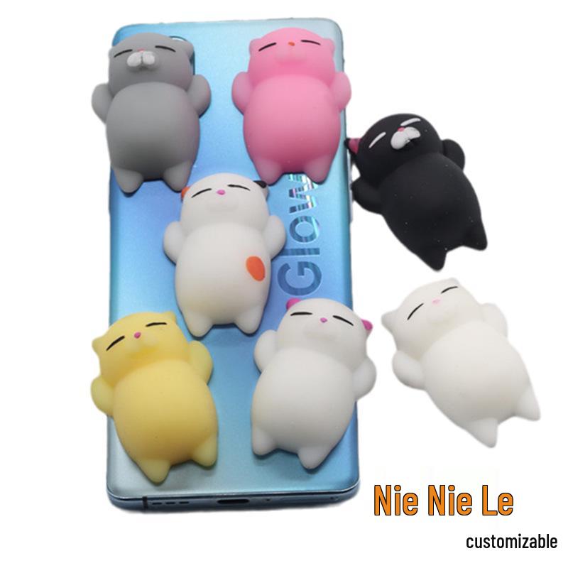 Adorable Cat Dango Squishy Stress Relief Toy Set