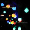 Outdoor LED Solar Crystal Ball String Lights - Waterproof Decorative Lights for Camping and Tents