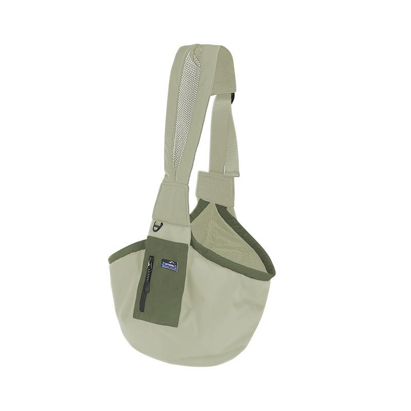 

Pet travel messenger bag large capacity portable small dog dog storage bag outdoor puppy cat travel bag One size зелёный