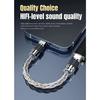 Hifi OTG Converter Type C Micro USB Headphone Adapter 4N Pure Silver Audio Amplifier Sound Card USB C Data Cable Earphone Type-C