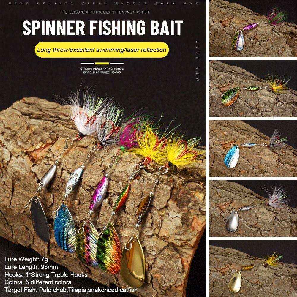 

Металлическая вращающаяся наживка с блестками, воблеры, ложка, металлическая рыболовная наживка, тройной крючок