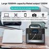 1200W Portable Power Station Solar Generator 1008Wh Lifepo4 Battery Home Backup Outdoor Camping Mobile Power EU Local Shipping