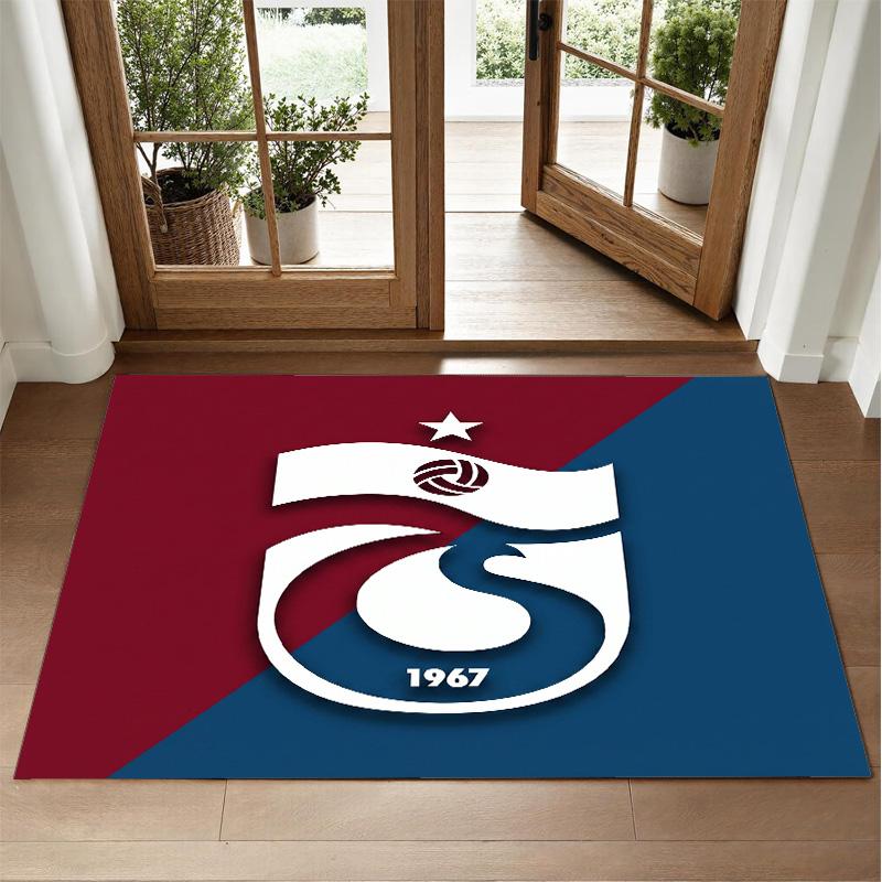 Trabzonspor FC Design Kristall-Samt-Teppich Weiche Dekorationsmatte für Schlafzimmer Eingang