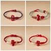 Personality Wenchang Knot Wrist Rope Fortunate Ornaments Chinese Knot Bangle  Women