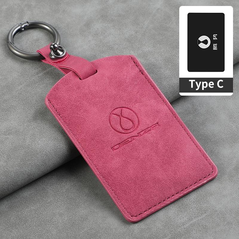 Car Smart NFC Card Key Case Cover Key Bag Shell Holder Protection Fob For Denza D9 N8 N7 Keychain Auto Styling Accessories