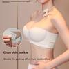 Female Spring and Summer Without Shoulder Strap Pure Want To Non Slip Small Chest Gather Shoulder Off with Chest Beauty Back Underwear