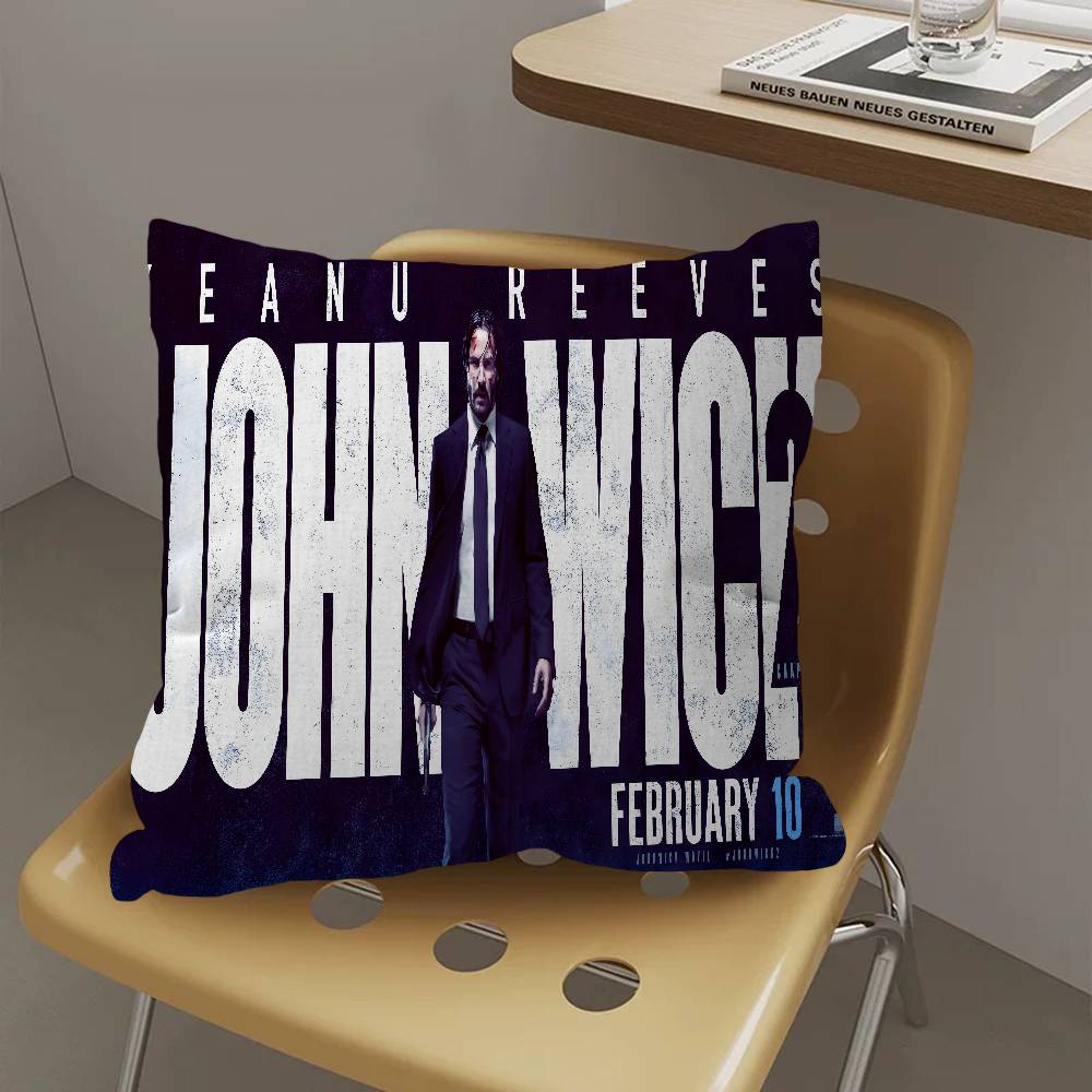 Classic Jjohn Wwick Movie Pillow Cover Sofa Cushion Cover Home Room Decoration Children Gift