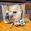 Pendentif de sac à dos en peluche pingouin énergie positive style japonais pour étudiants