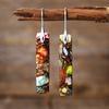 Premium Bohemian Natural Stone Geometric Earrings Earrings Earrings Light Luxury Fashion Jewelry