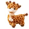 Simulation Giraffe Plush Toys Stuffed Animal with Scarf Room Decoration My Little Giraffe Accompany Sleep Toy for Birthday Gifts
