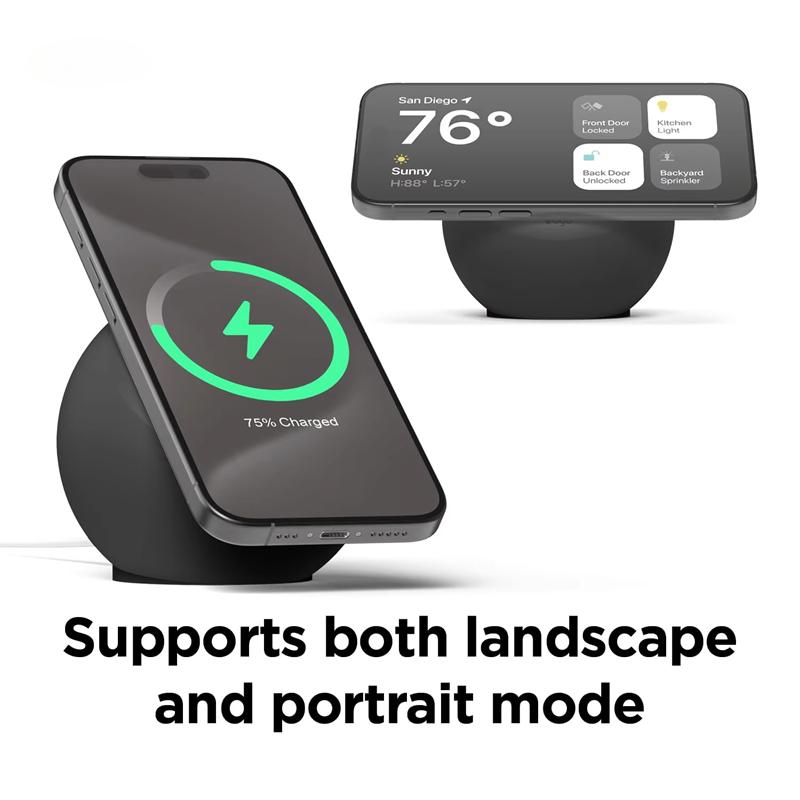 Wireless Charging Phone Holder For Magsafe Stand Apple Phone Round Silicone Magnetic Wireless Charging Stand Desktop Charging