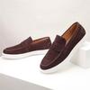Fashion Fashion Brand Men Suede Cow Leather Shoes Loafers Slip On Formal Mens Dress Shoes Wedding Office Casual Shoes