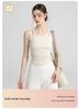 Women's European & American Yoga Vest: Layered, Waist-Cinching, Slimming, Quick-Dry, Breathable Sports Fitness Top
