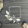 Leaf Photo Frame Carbon Steel Die Cut Stencils Decorative Embossing Paper Dies for Scrapbooking Photo Album Card Making