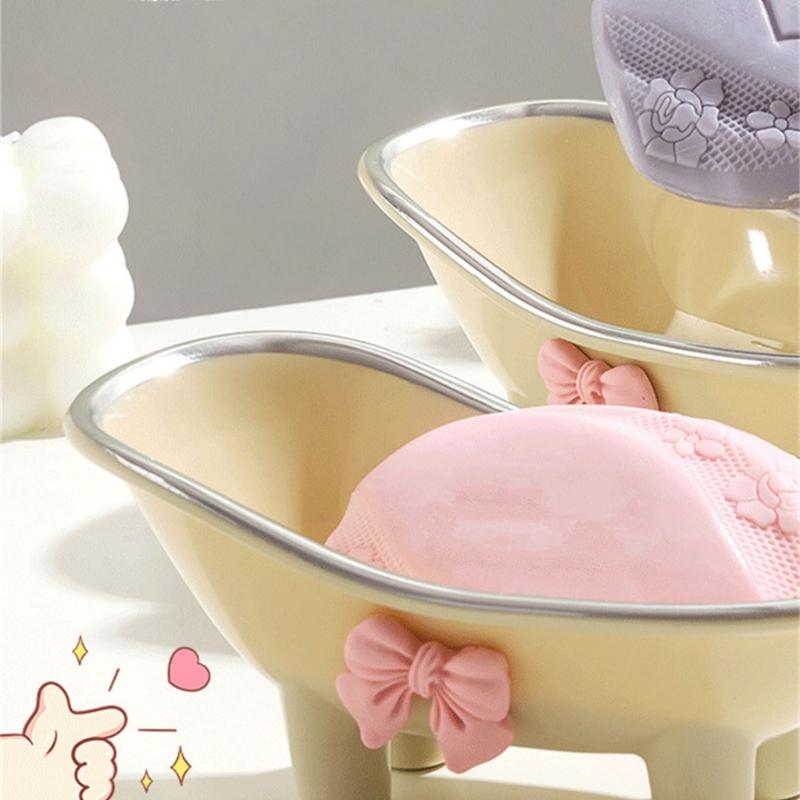 Innovative Soap Storage Rack Non slip Feet, Cartoon Bathtub Soap Box Suitable for Bathroom, Kitchen, Public Places
