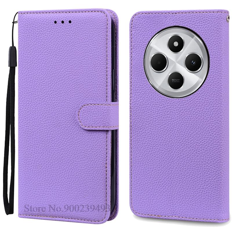 For Poco C75 Case Luxury Leather Flip Wallet Case For Poco C75 Case Xiaomi Poco C75 C 75 Case Silicone Book Cover Coque Fundas
