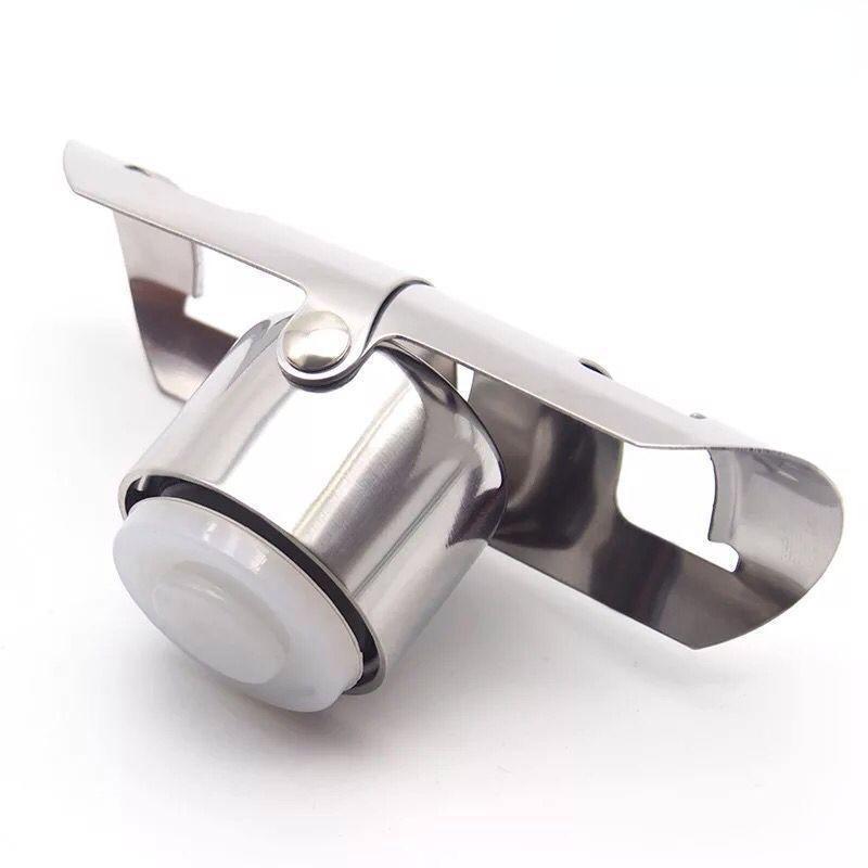 Portable Stainless Latches Champagne Sparkling Wine Bottle Stopper Sealer Bar Wine Plug Liquor Spirit Flow Red Wine Bottle Cap