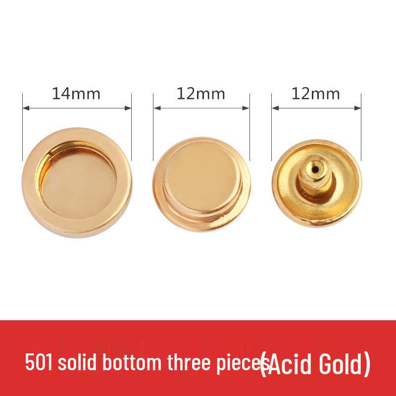 Metal Snap Buttons for Clothing: No-Sew Hidden Snap Accessories for Jackets, Studs, and Mother-Child Buttons.