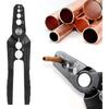 Narzędzie do naprawy rur miedzianych, Ręczne zaokrąglarka do rur miedzianych dla 1/4 cala 3/8 cala 1/2 cala 5/8 cala 3/4 cala 7/8 cala, Szczypce do kształtowania rur, Narzędzie do zaokrąglania rur, Aluminium