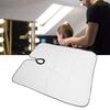 Hairdressing Apron Waterproof Adjustable Barber Cloth Wrap for Hair Cutting Salon Hairdresser White