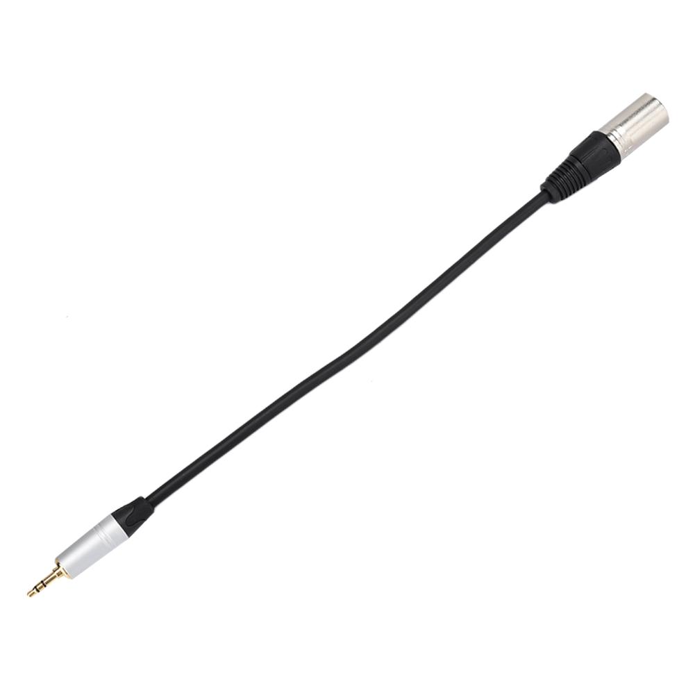 3.5mm Male to XLR Male Audio Adapter Cable Converter Stereo Transmission Cable