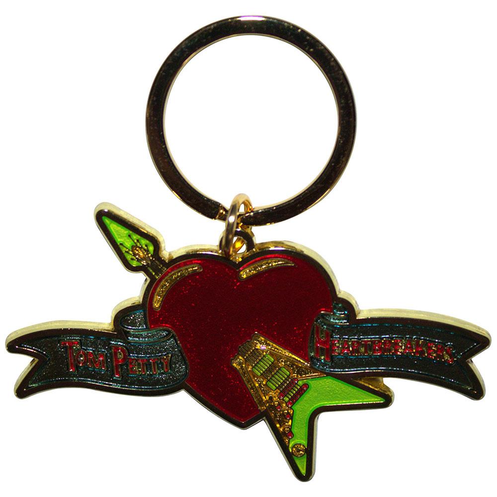 Tom Petty & The Heartbreakers Flying Heart Keyring