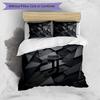 Juventus FC Pattern Printed 3PCS Bedding Set Soft Skin-Friendly Washable Duvet Cover & Pillowcases Set All Season Bedroom