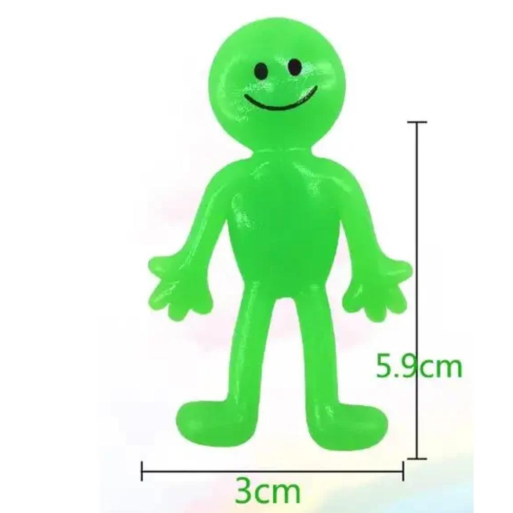 5-20PCS Fun Sticky Stretching Smiling Face Little Man Pinch Toy Kids Birthday Party Favor Christmas Carnival Adult Gift