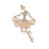 Broche Oeil de Chat Ballerine Atmosphérique Européenne et Américaine Mode Accessoires de Vêtement Tempérament