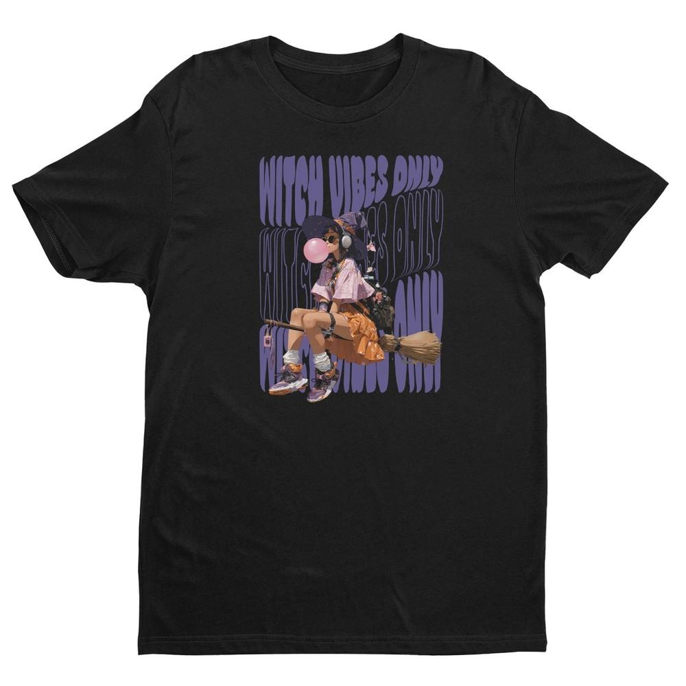 

Witch Vibes Only Halloween Shirt, Funny Witch T-Shirt, Spooky Season Gift 2XL