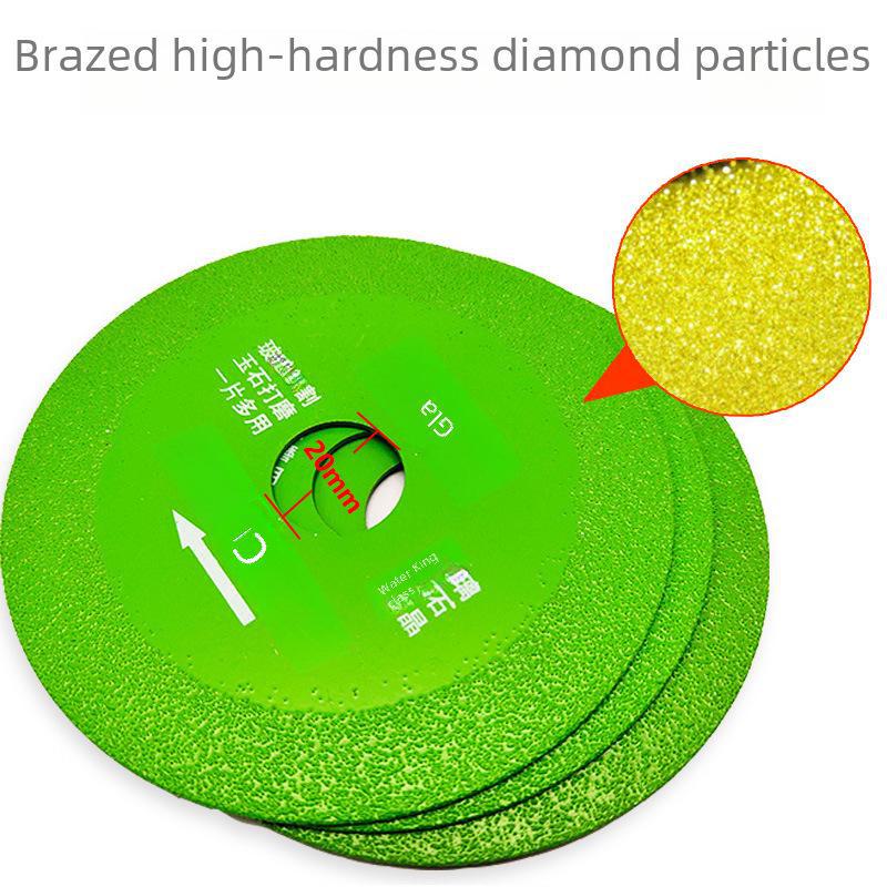 Glass King Ultra-Thin Diamond Ceramic Cutting Blade for Wine Bottles, Jade, and Tiles