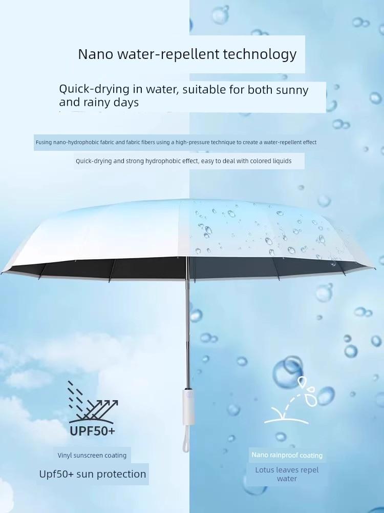High-Quality Automatic Umbrella for Women, Dual-Use for Sun and Rain, Foldable Umbrella, Sun Umbrella, Uv Protection, Sunshade Umbrella for Men