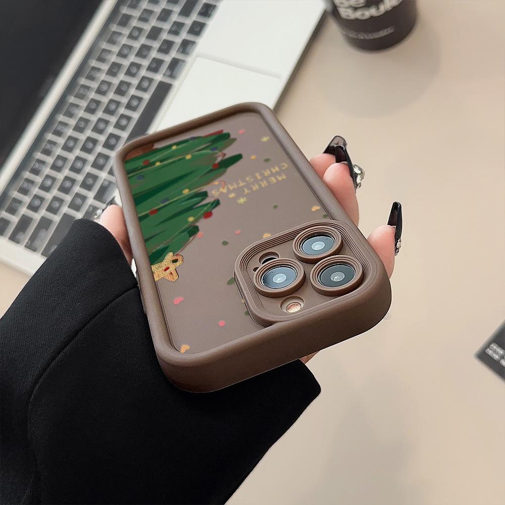 Etui na telefon świąteczny do iPhone 11 13 12 14 15 16 Pro Max XR XS Samsung A15 A55 A05 Redmi 12 13C OPPO A16 A18 A60 Reno 11 Vivo Y17S Y12 infinix note