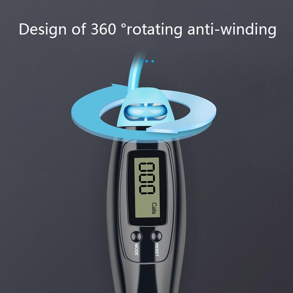 Cordless Jump Ropes Smart Electronic Digital Skip Rope Body Building Tools