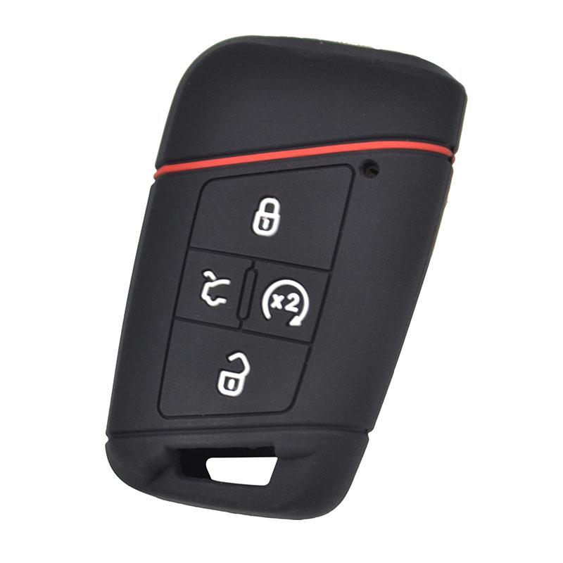 

Силиконовый чехол для ключа-брелока для SEAT Ateca Leon 2018 2019 Для VW Golf Polo Tiguan Atlas для Skoda Superb Kodiaq Octavia Karoq