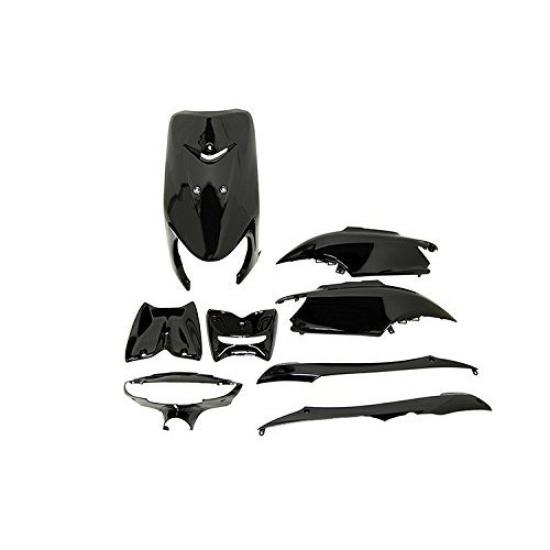 Bike Parts Center Exterior Set Set Black Cowl Painted Genuine Type Yamaha Remote Evolution JOG SA16J 3083 8-piece Jog/ZR