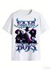 KPop Dämonenjäger Porträt von Saja Herren Gruppe T-Shirt Sommer Herren- und Damenbekleidung Mode Hohe Qualität Kurzärmlig