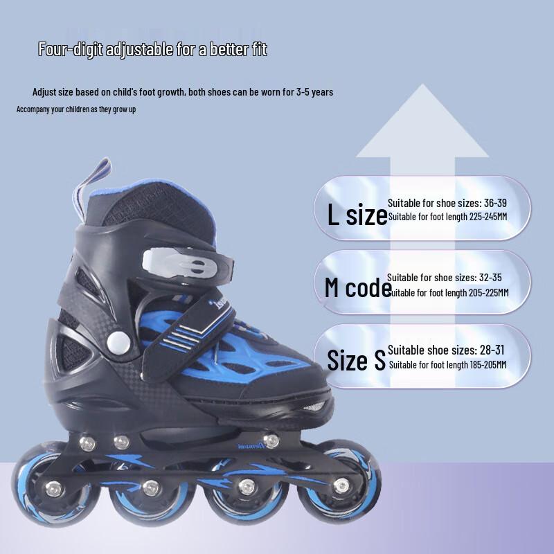 Banwei Kids' Aurora Inline Skates Full Set