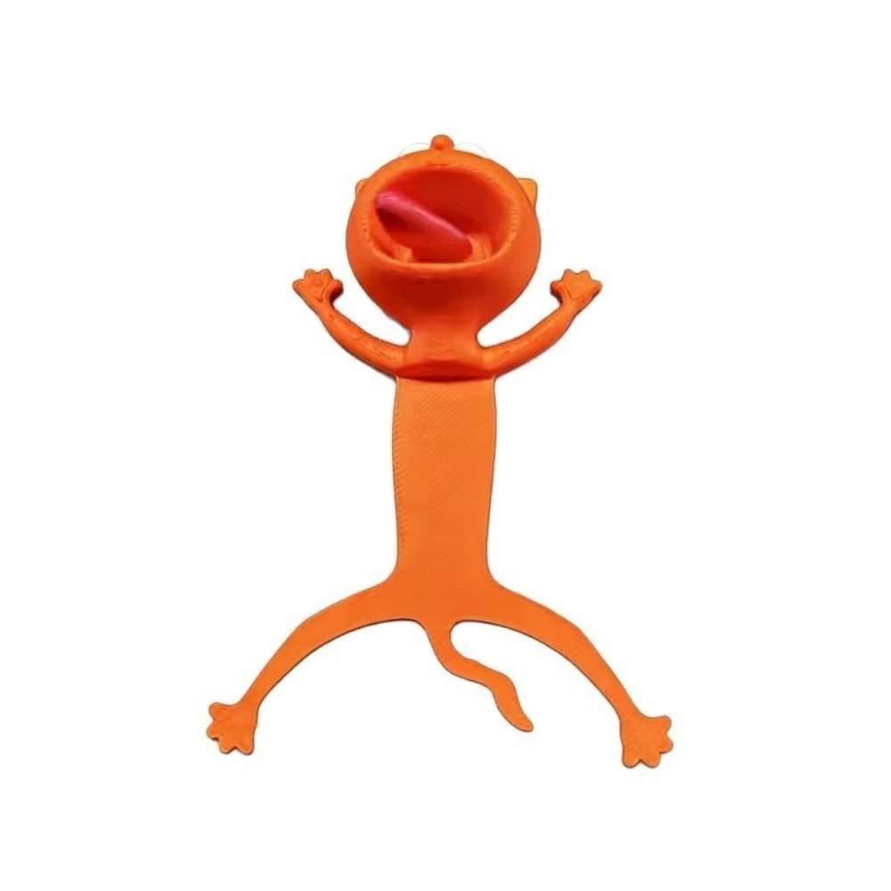 Cute Reading Book Clip 3D Cat Reading Bookmark Stationery Lazy Cat Bookmark Gifts оранжевый