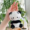 Cute Panda Plush Keychain Doll Cartoon Stuffed Animal Pendant Bag Charm Accessory