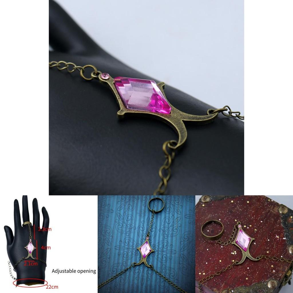 Exquisites Madoka Kaname Seelenstein Armband Diamant Lila Edelstein Cosplay Requisite Schmuck